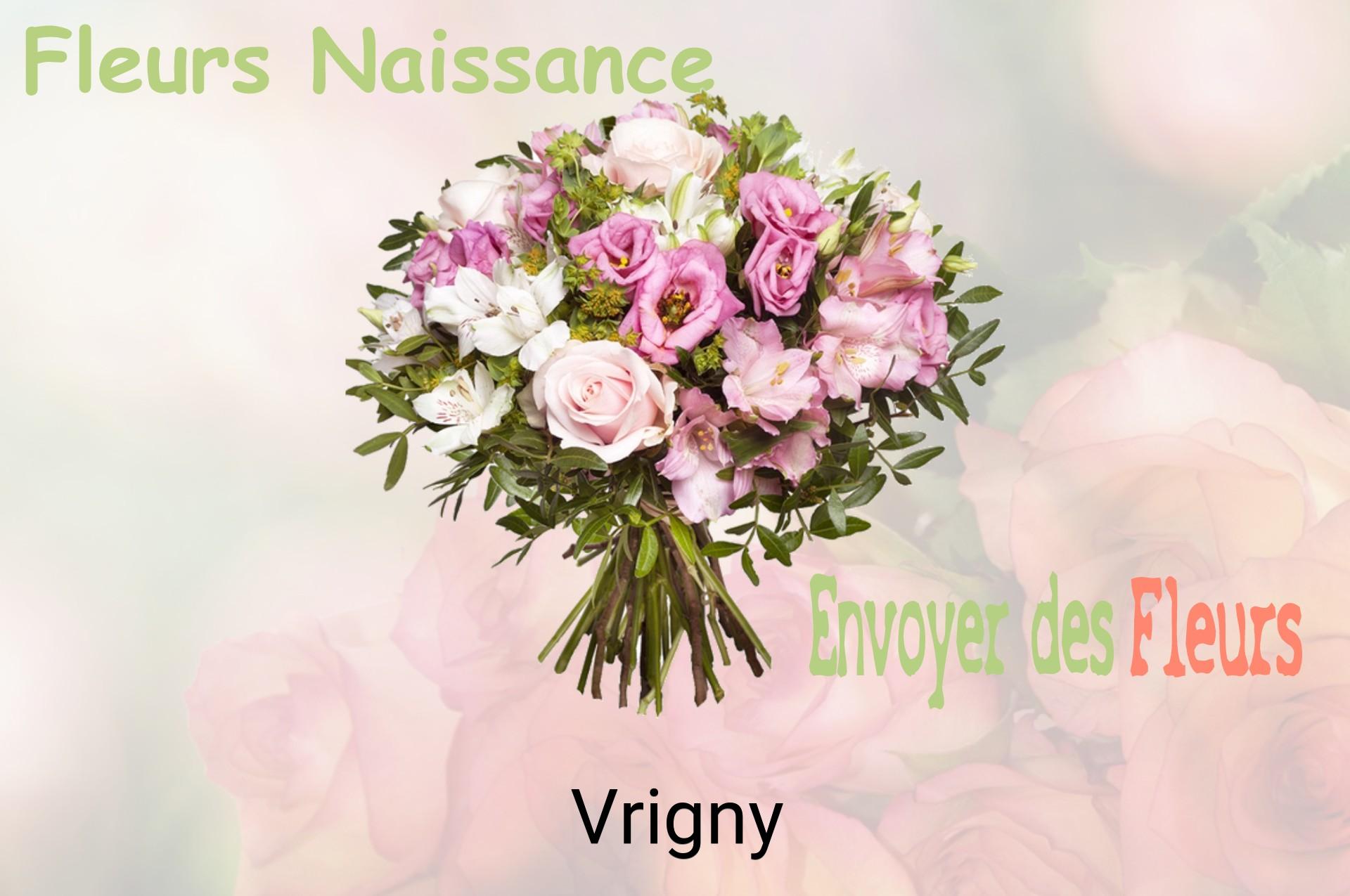 Bouquet de fleurs de naissance livré à Vrigny
